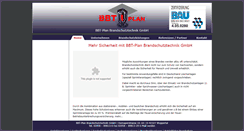 Desktop Screenshot of bbt-plan.de